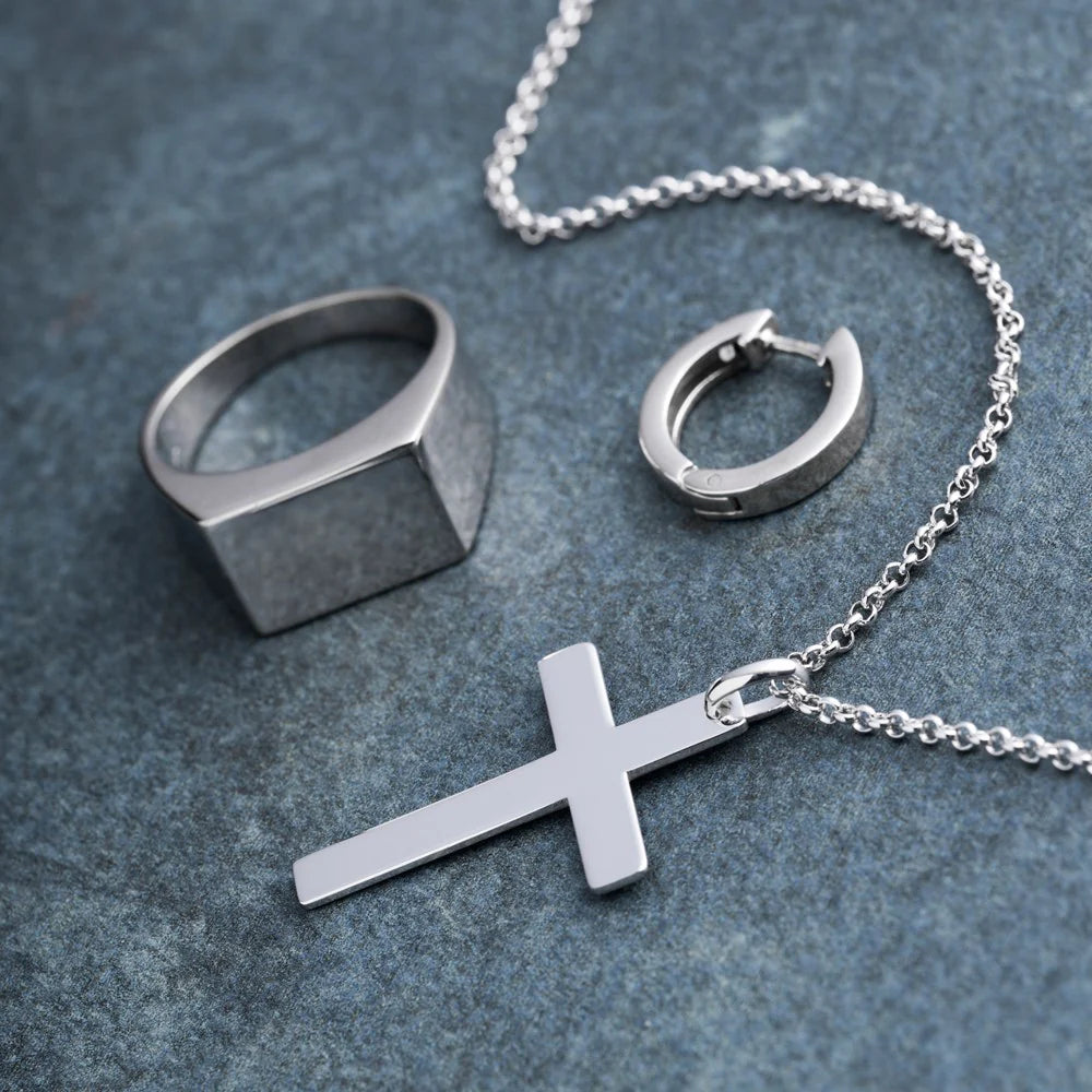 Stahl Ankerkette mit Kreuz