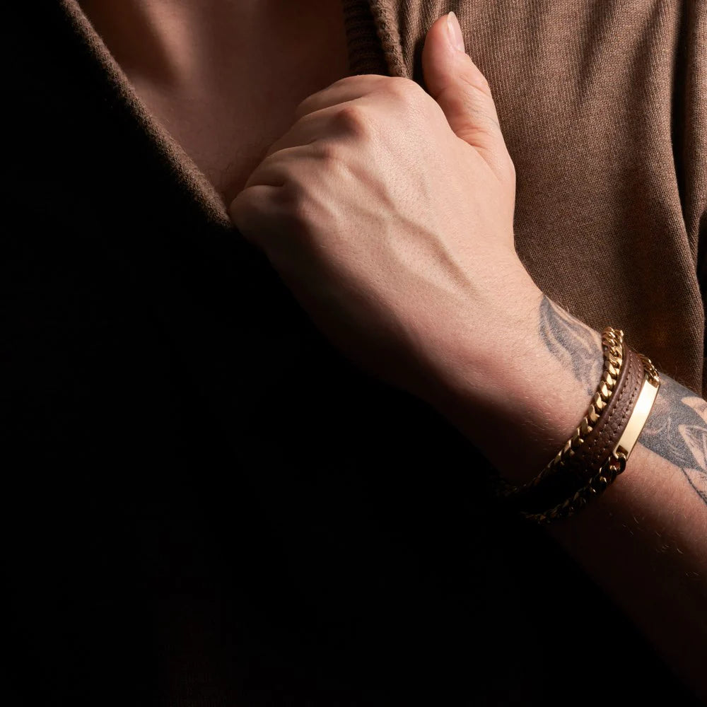 Steel PanzerArmband + Gravurplatte