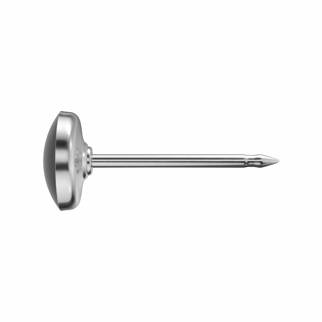 Schwarzer Ohrstecker