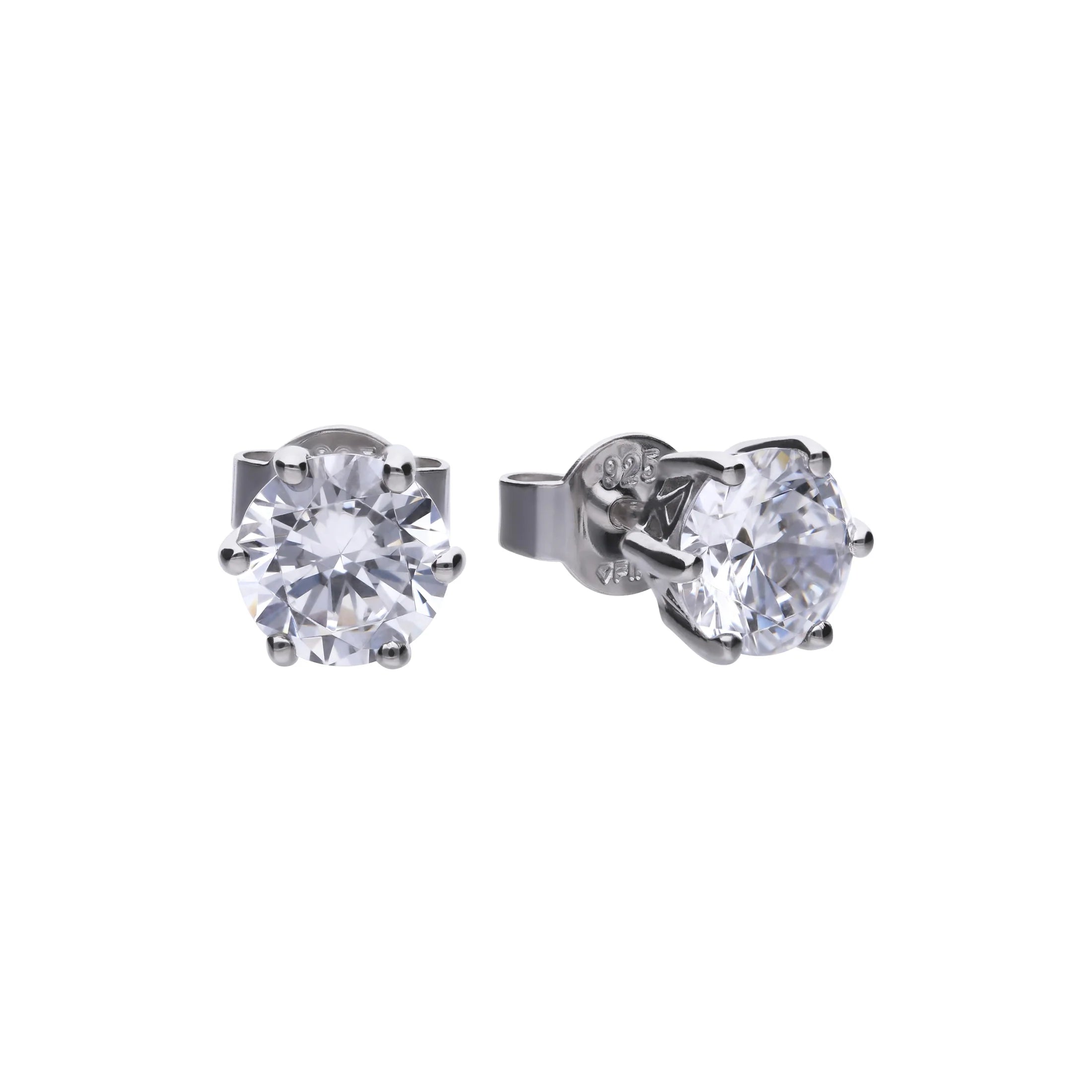 Ohrstecker 925/- Silber mit Diamonfire-Zirk.