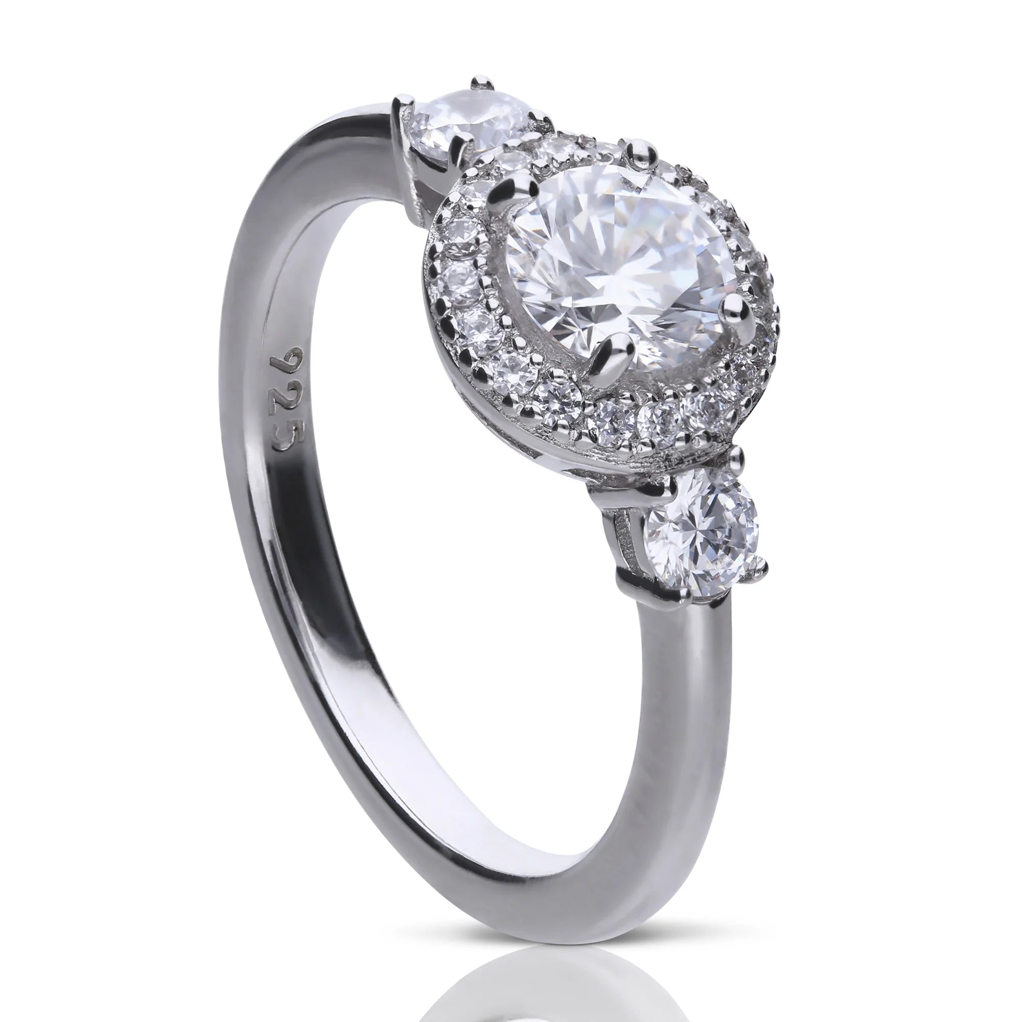 Ring 925/- Silber mit Diamonfire-Zirk.