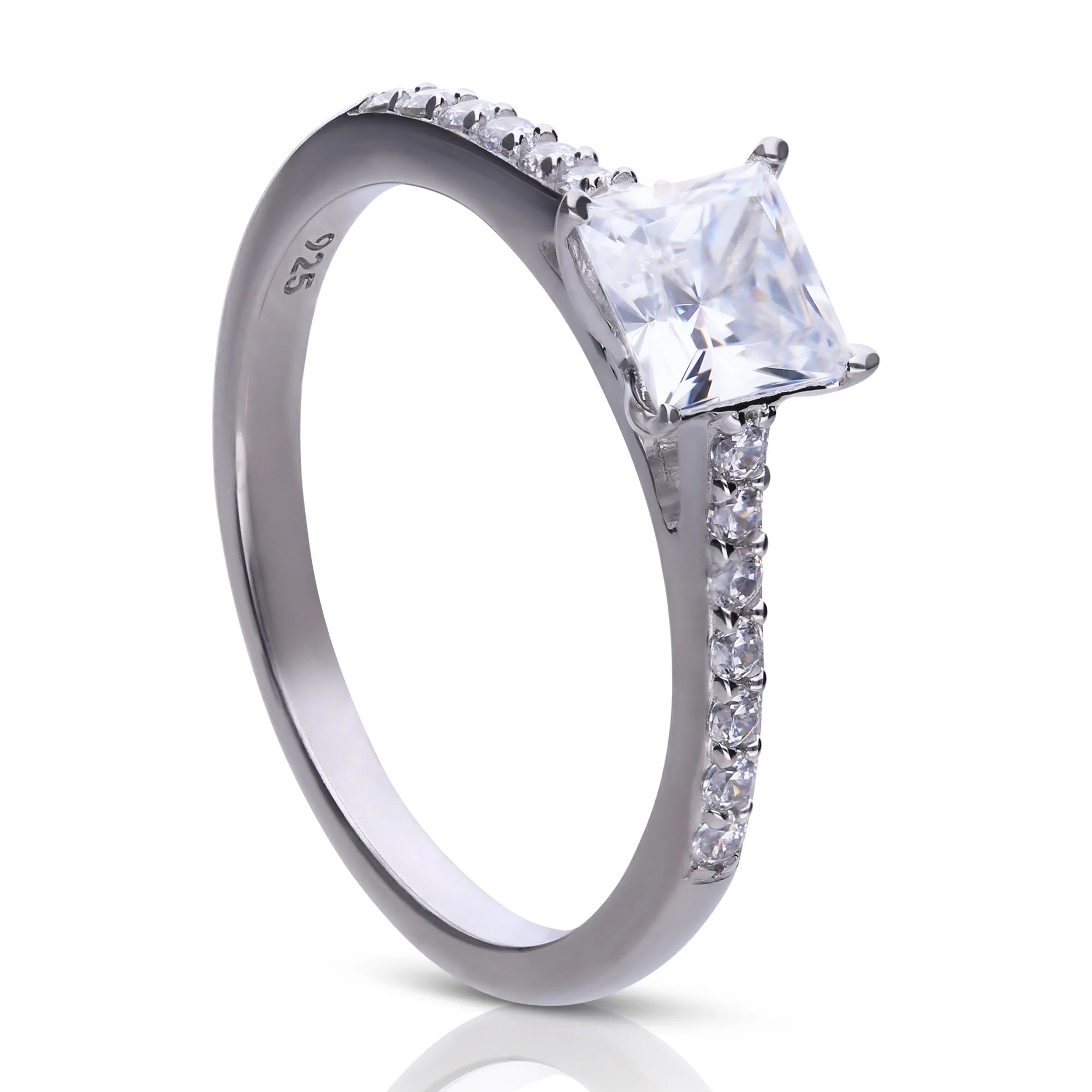 Ring 925/- Silber mit Diamonfire-Zirk.