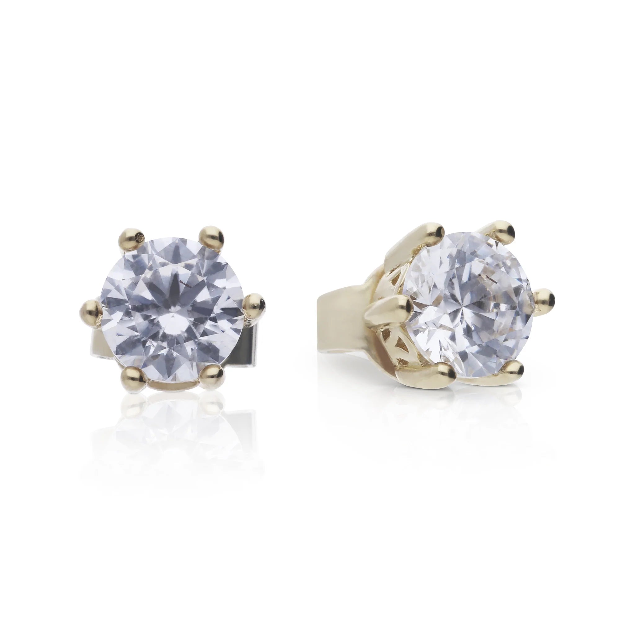 Ohrstecker 925/- Silber mit Diamonfire-Zirk.