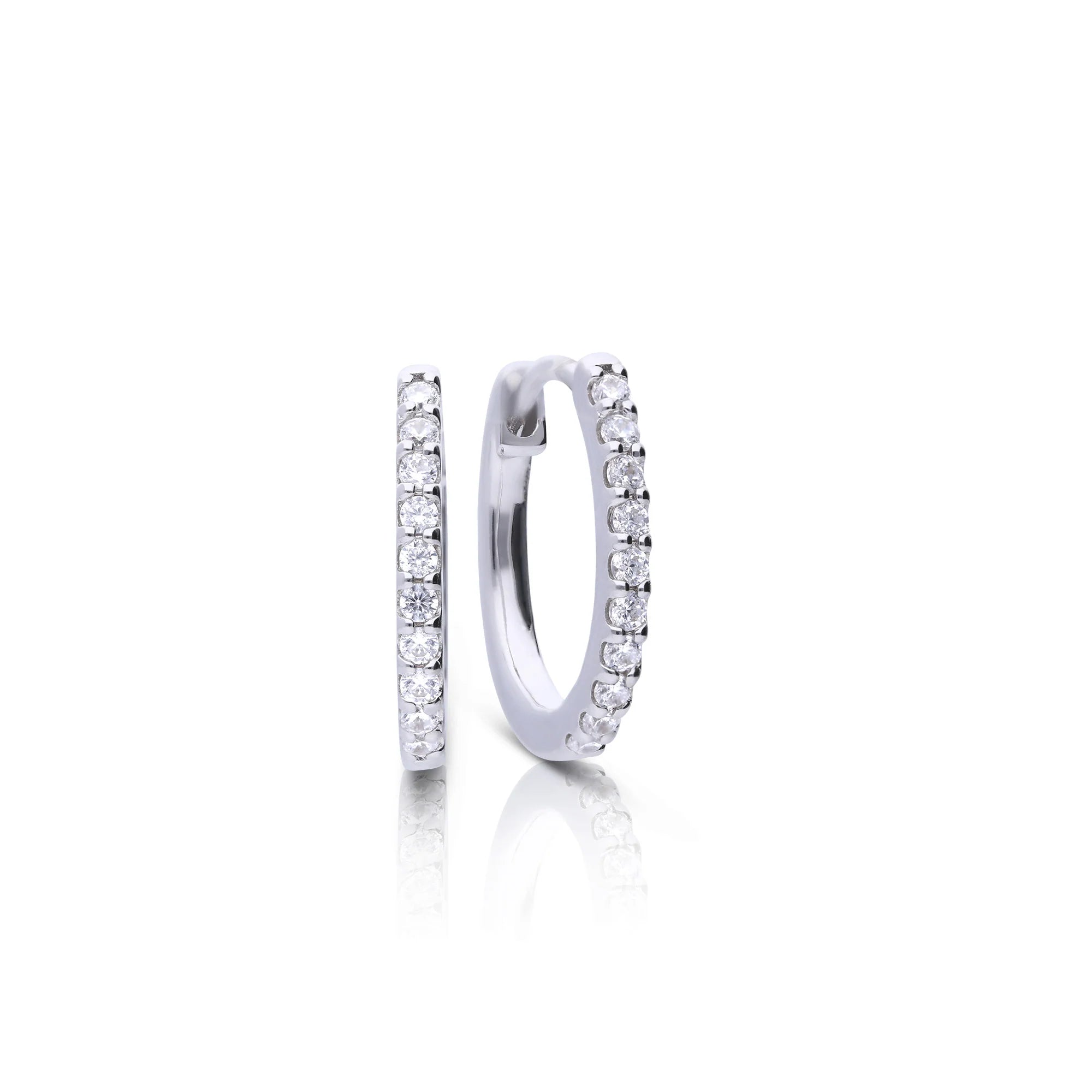 Creole 925/- Silber mit Diamonfire-Zirk.