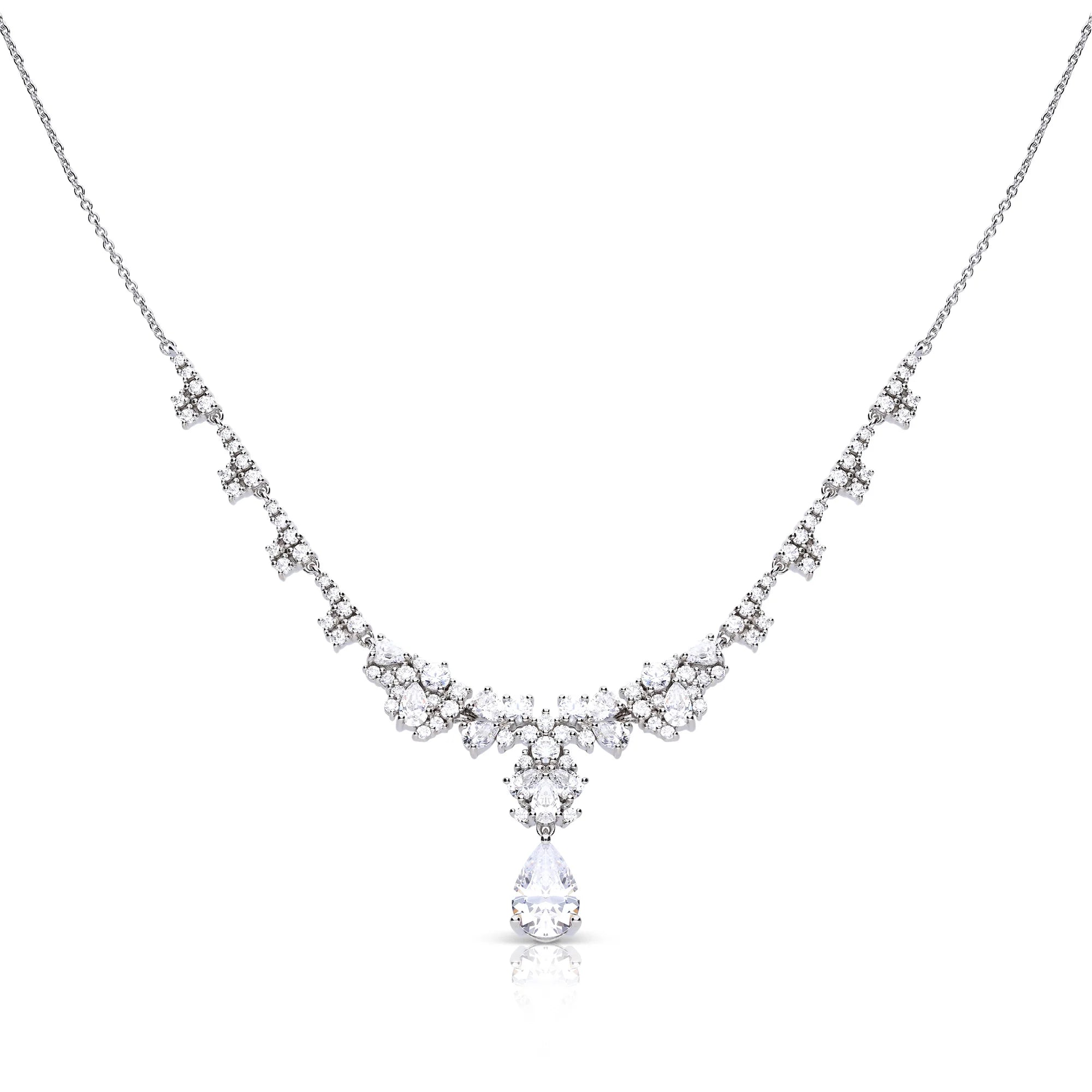 Collier 925/- mit Diamonfire-Zirk.