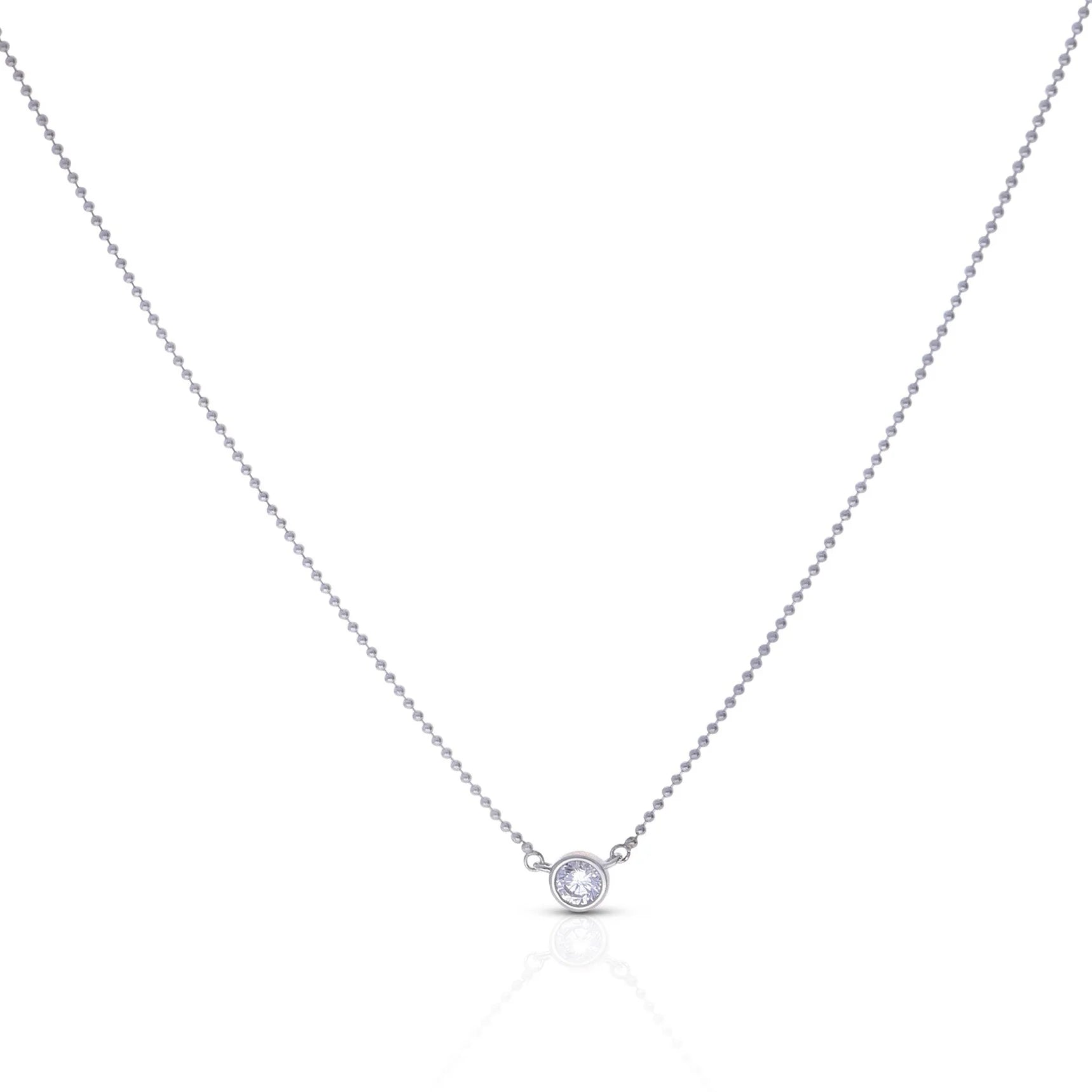 Kette 925/- Silber mit Diamonfire-Zirk.