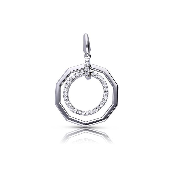 Anhänger 925/- Silber mit Diamonfire-Zirk.