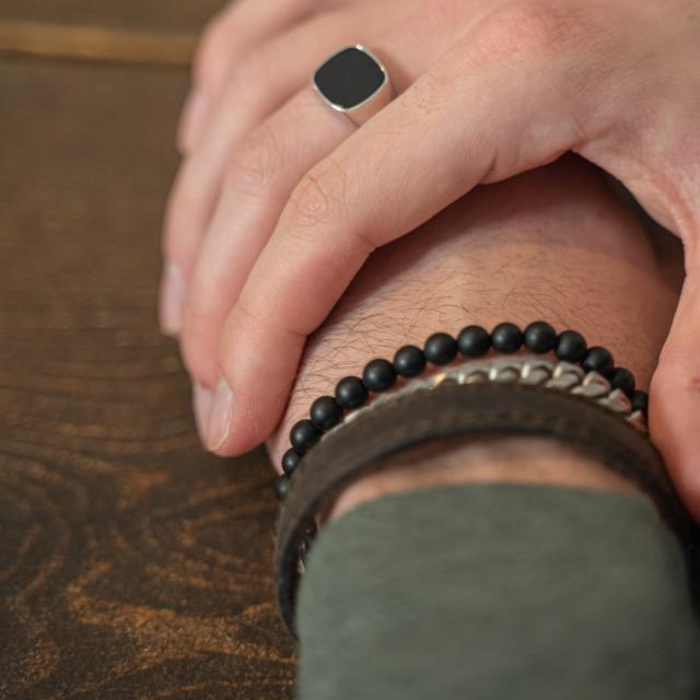 Steel Panzer Armband Matt 7mm