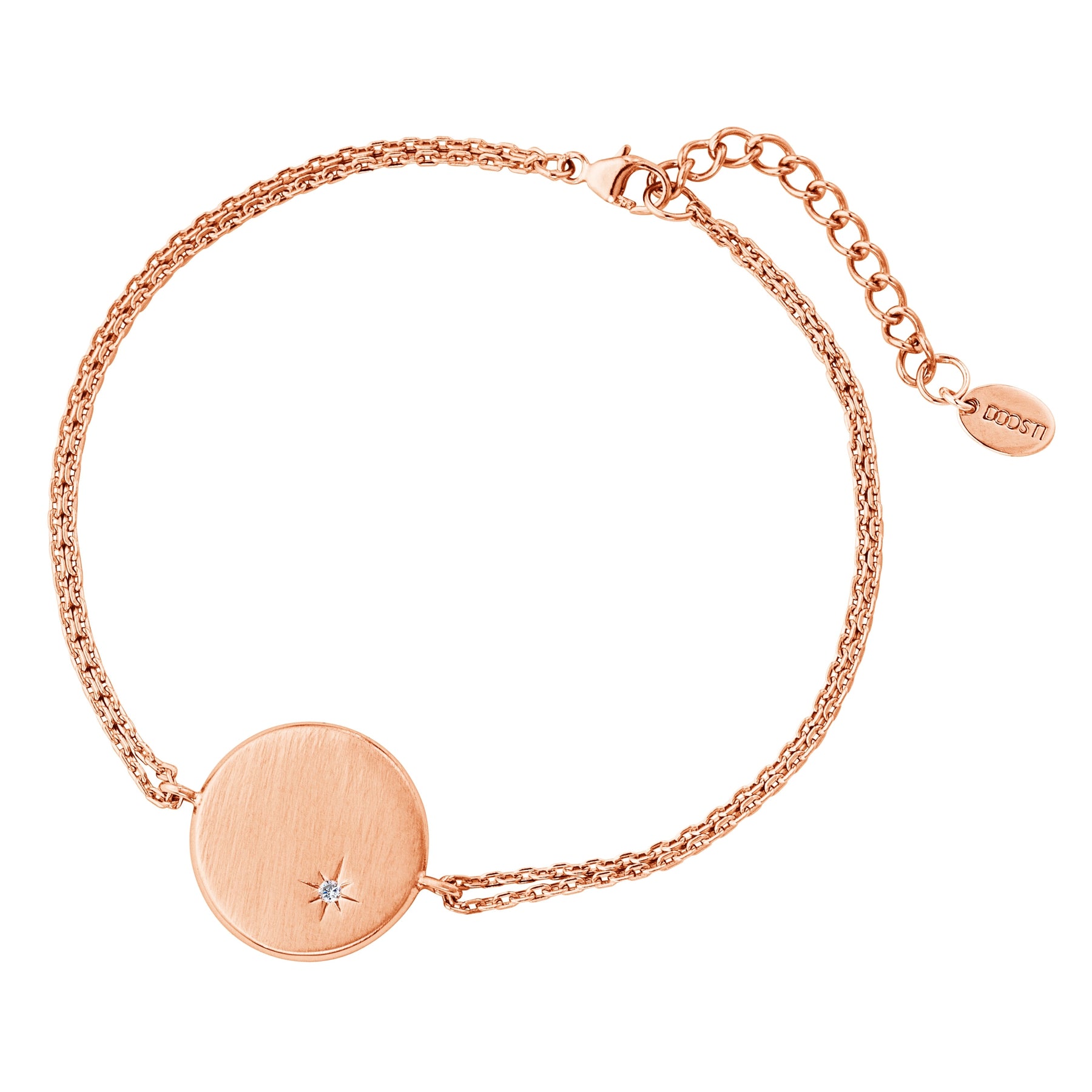 Damen Armband mit runder Gravurplatte