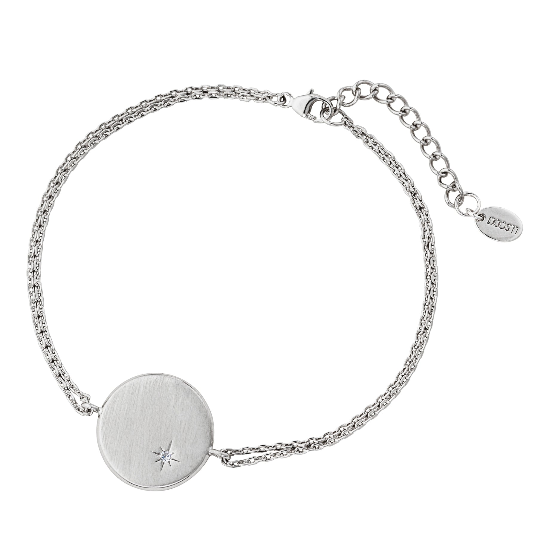 Damen Armband mit runder Gravurplatte