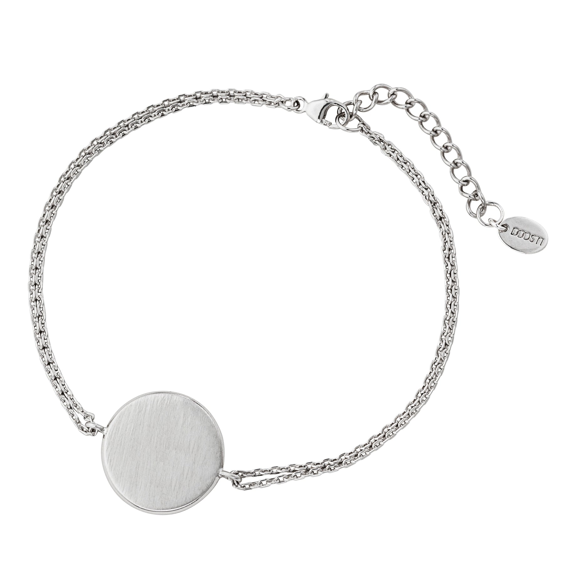 Damen Armband runde Platte