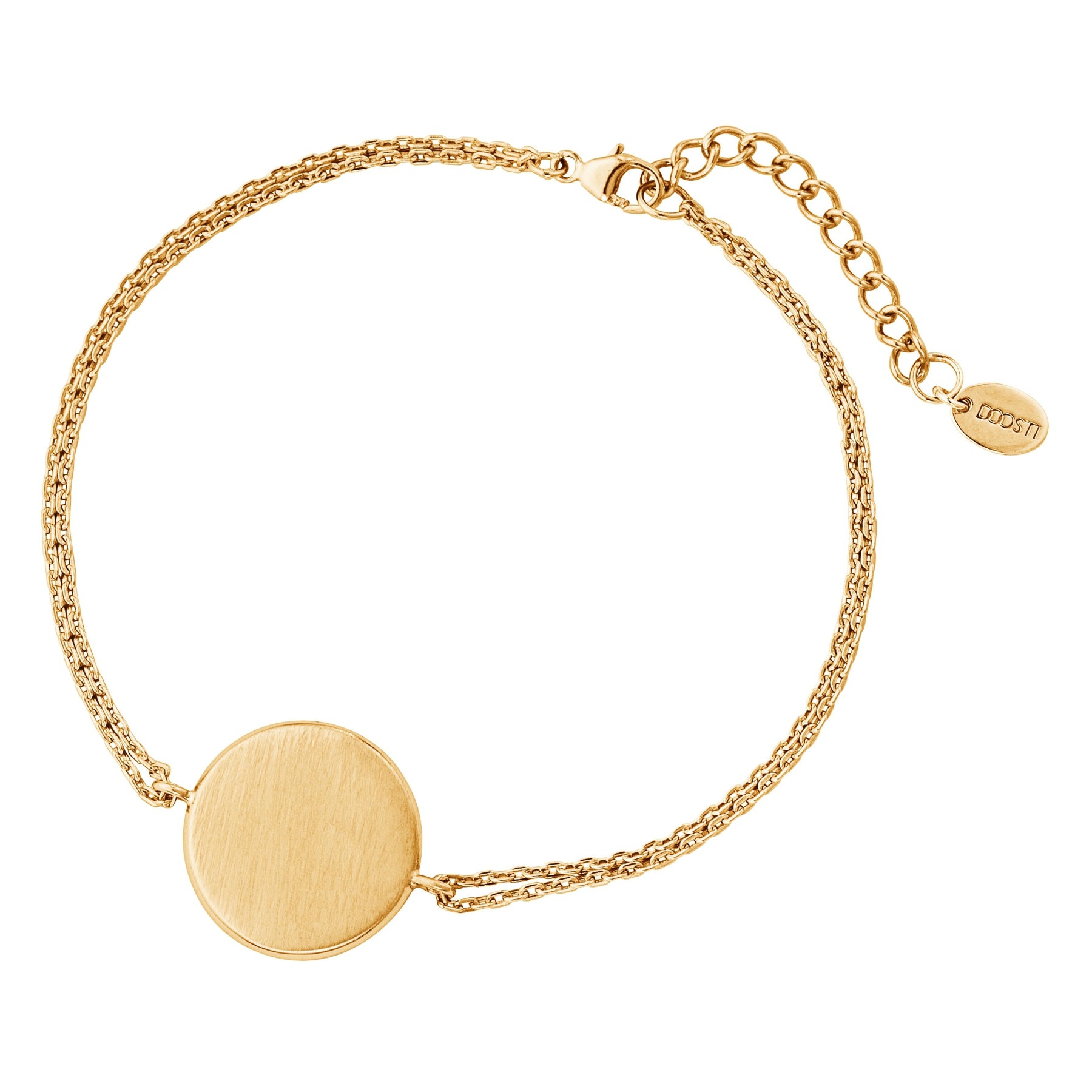 Damen Armband runde Platte