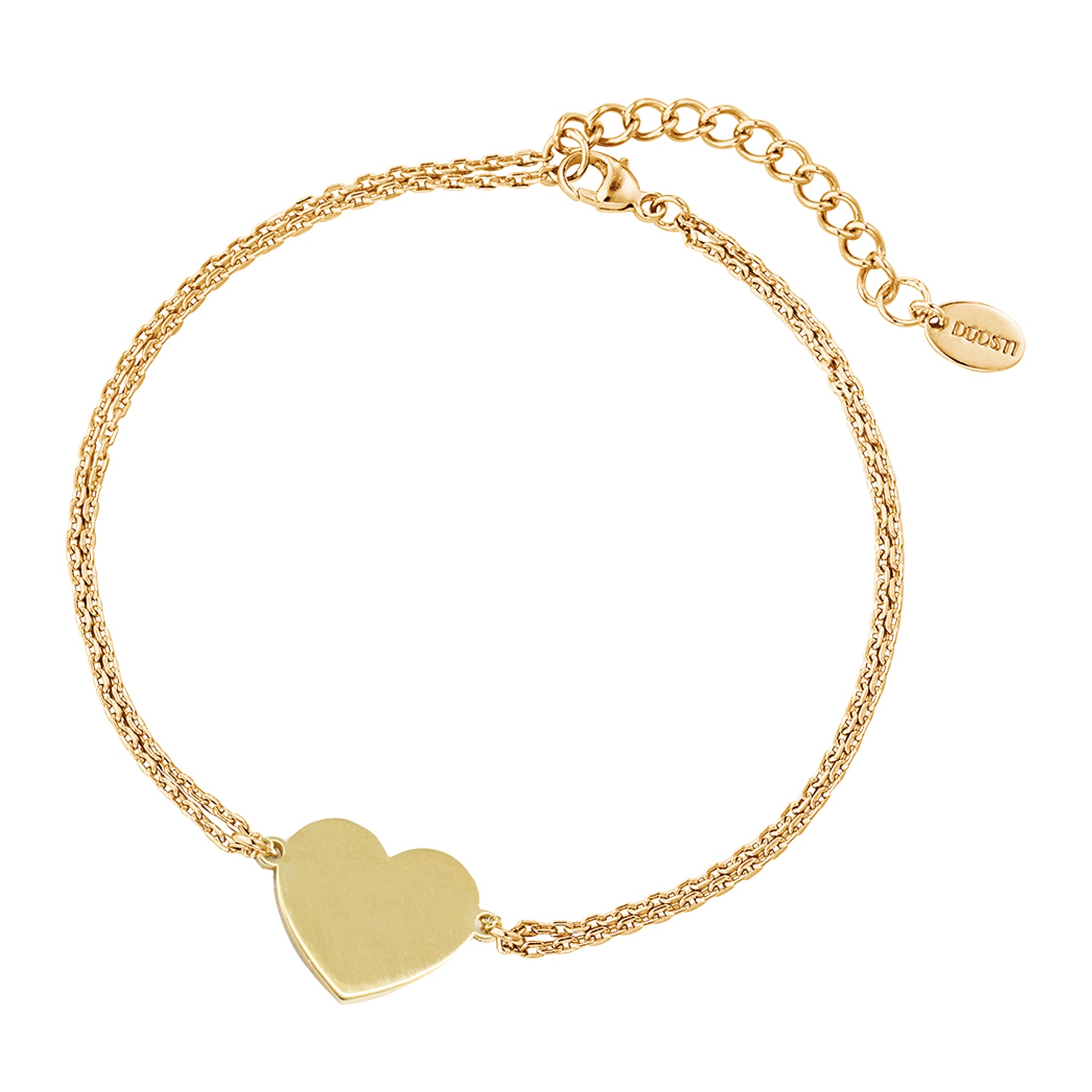 Damen Armband mit Herz Platte