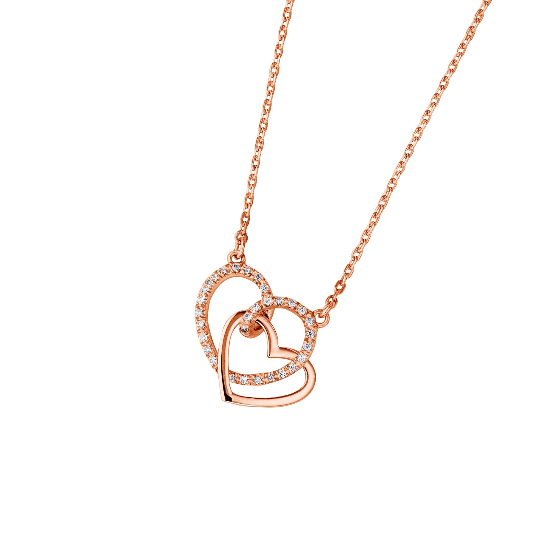 Damen Halskette Herzen Zirk.