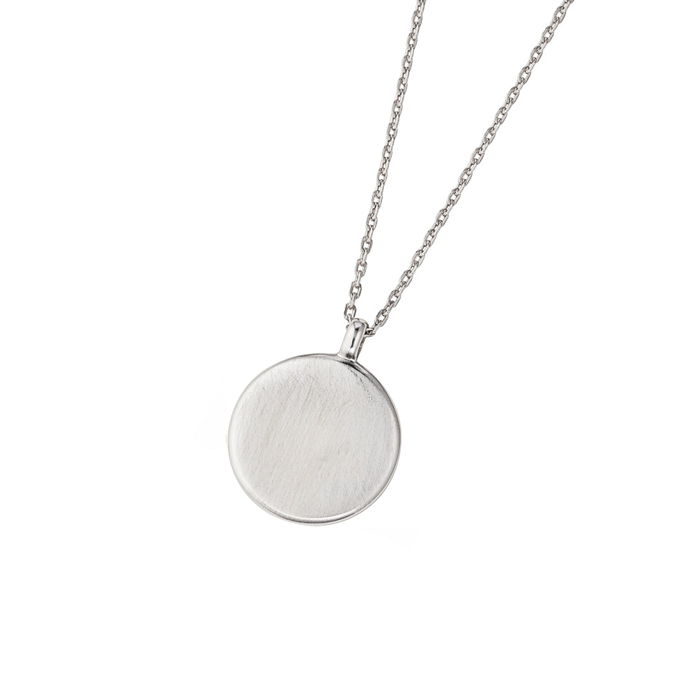 Damen Halskette ink. Gravur Platte