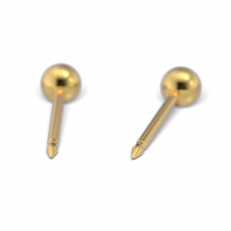 Gold Ohrstecker 4mm