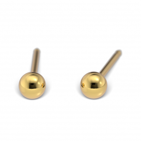 Gold Ohrstecker 4mm