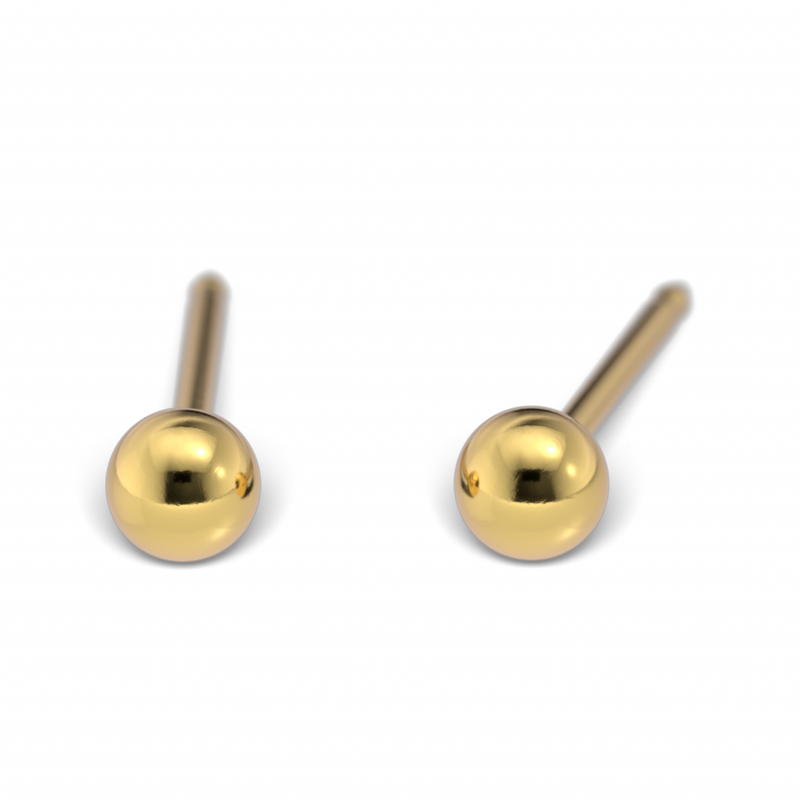 Gold Ohrstecker 4mm