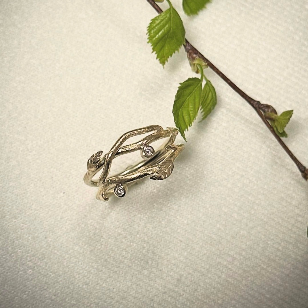 Blumenranken Ring