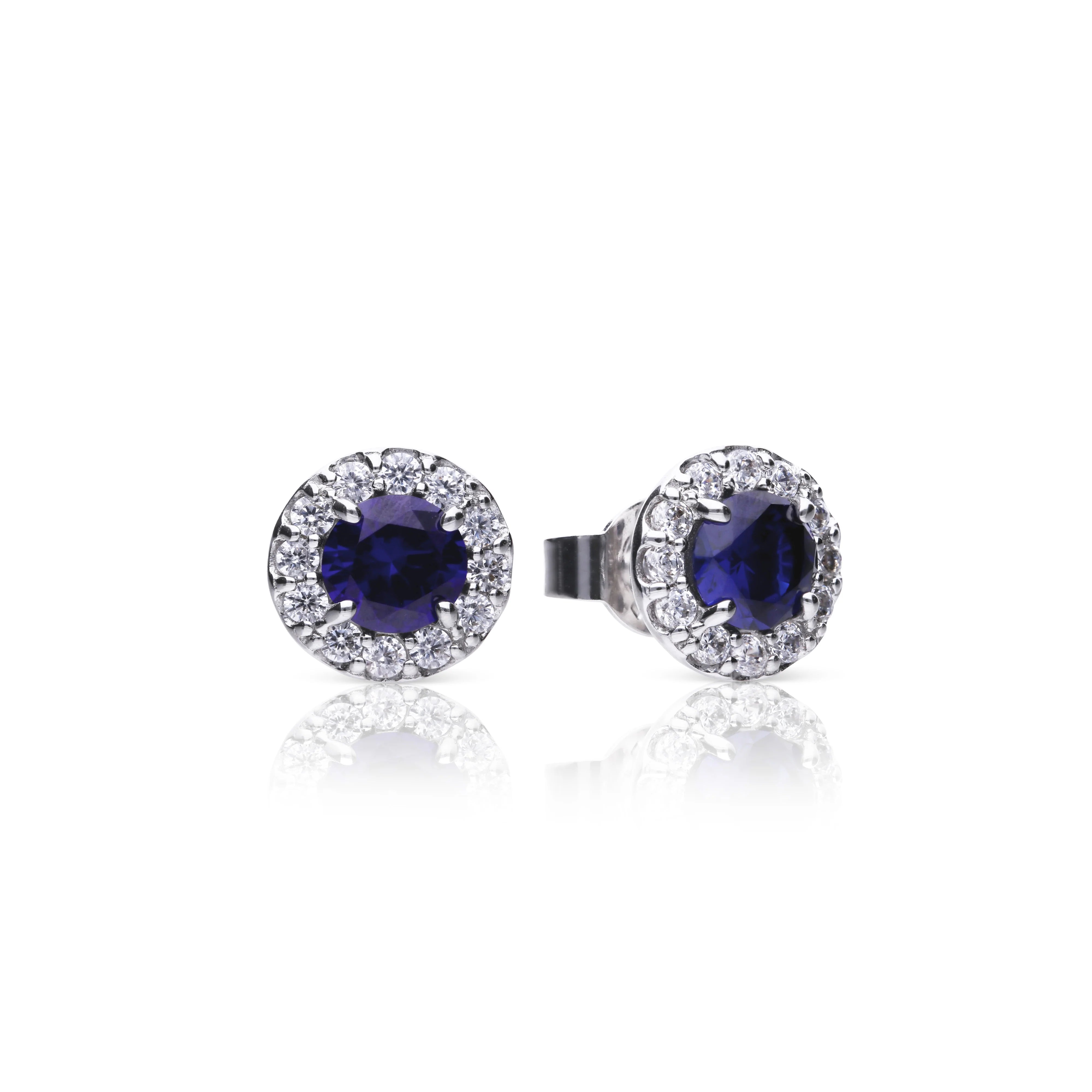 Ohrstecker 925/- Silber mit Diamonfire-Zirk.
