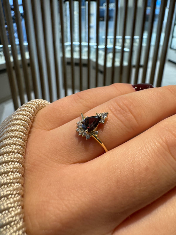 Smoky Brown Pearl Ring