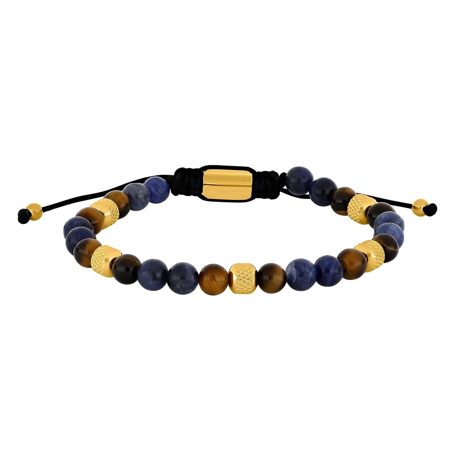 SON Armband sodalite/yellow tiger eye 8mm IPG