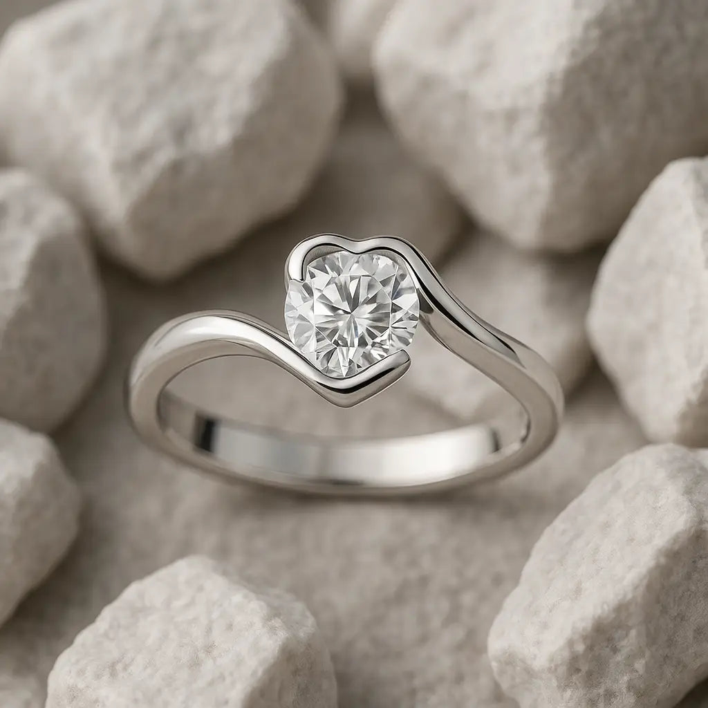 Herz Fassung Diamond