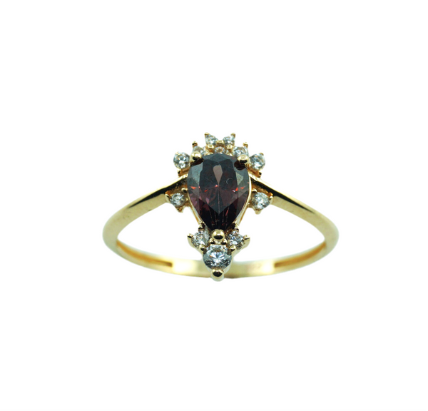 Smoky Brown Pearl Ring