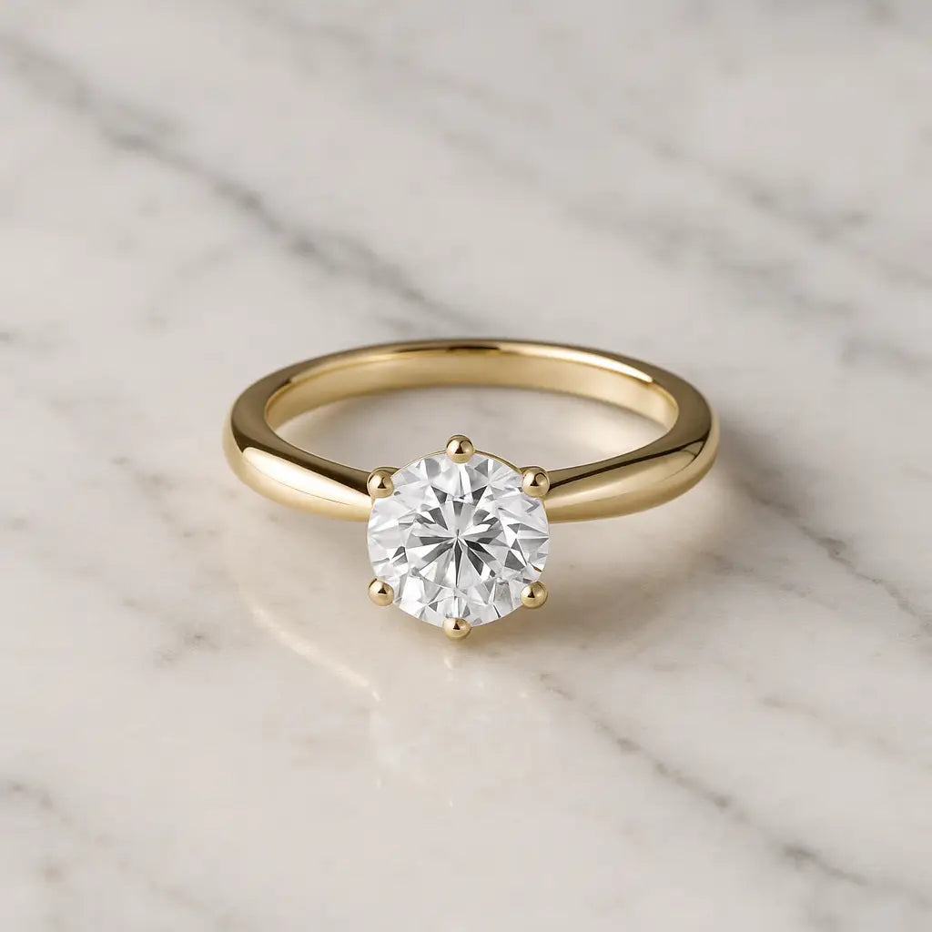 Brilliant 6er Krappe 1,00ct. LAB.
