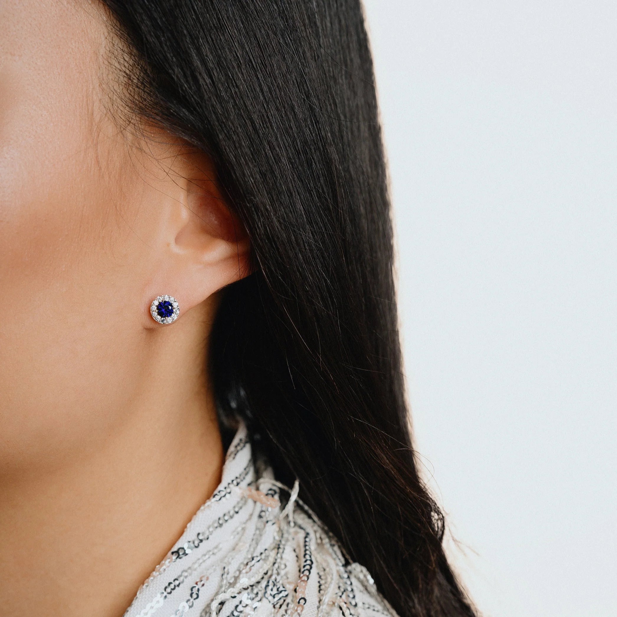 Ohrstecker 925/- Silber mit Diamonfire-Zirk.