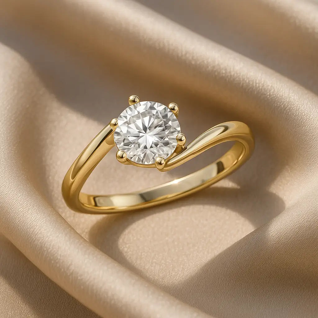 Spannring 0,71ct LAB.