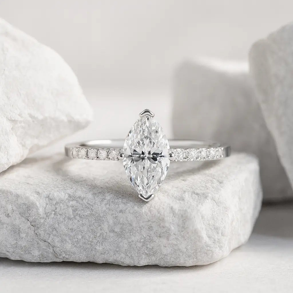 Marquise Diamond 1,52ct. Lab Diamond